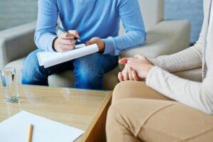 Mental Health Services - Woman being counselled